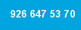 926 647 53 70
